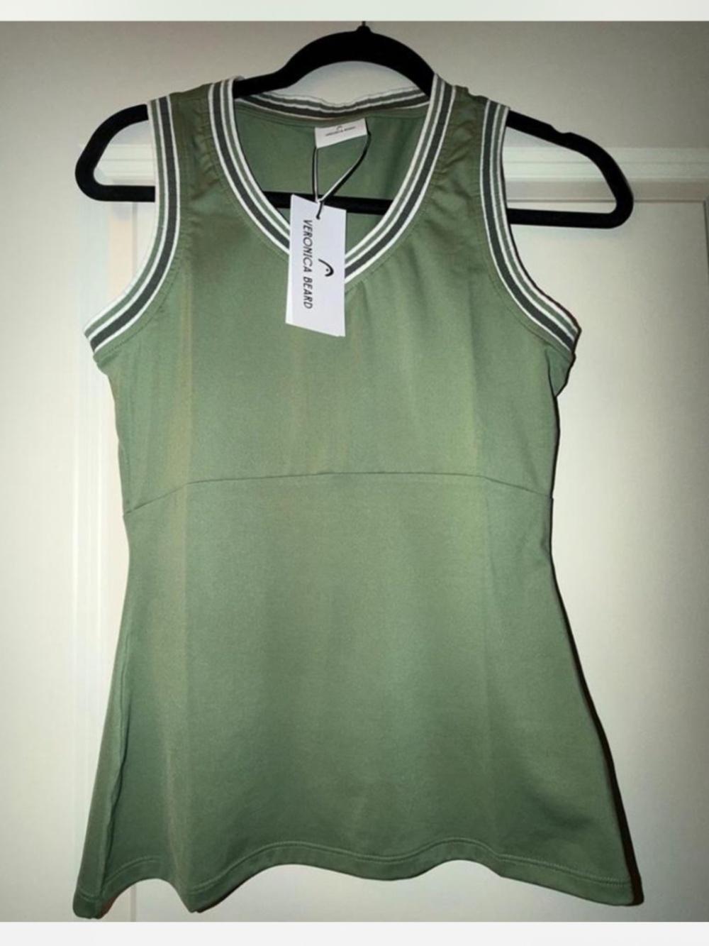 Veronica beard x Head green tennis skirt & tank - matching set (Small) - Picture 3 of 12